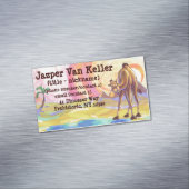 Cute Camel Kantoor Accessoires Magnetisch Visitekaartje (Voorbeeld)