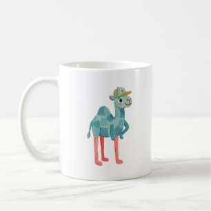 Cute Camel Klassieke Mok Folk Art