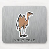 Cute Camel; metaal-look Muismat (Voorkant)