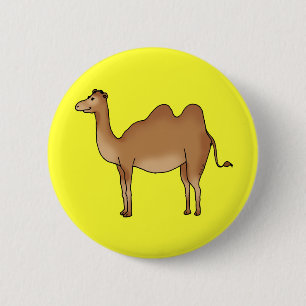 Cute camel ronde button 5,7 cm