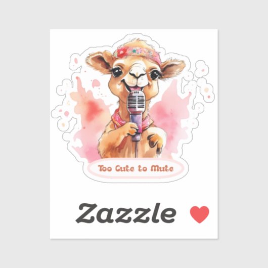 Cute Camel Sticker (Vel)