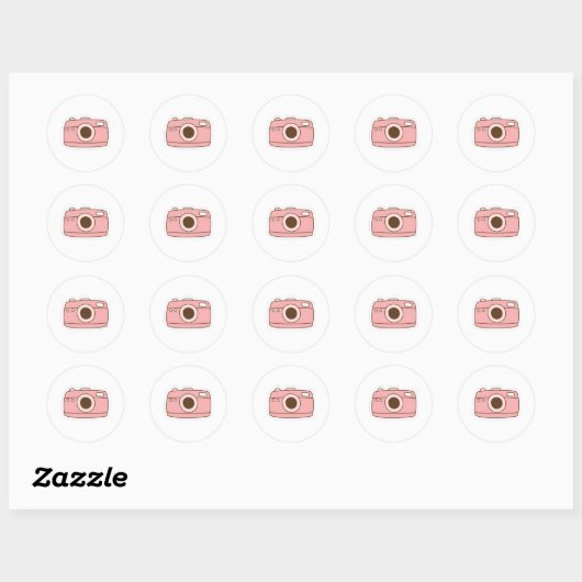 Cute Camera Kawaii Sticker (Vel)
