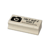 Cute Camera Love it Snap it Share it It Share it Y Rubberstempel (Stempel)