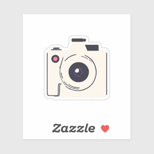 Cute Camera Sticker (Vel)