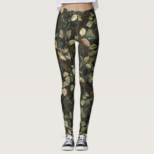 Cute Camo Damesaccessoires Dames Capri Broeken Leggings (Voorkant)
