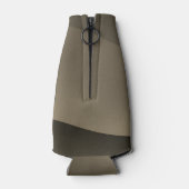 Cute Camo Design Custom Name Modern Beer Flesjeskoeler (Achterkant)