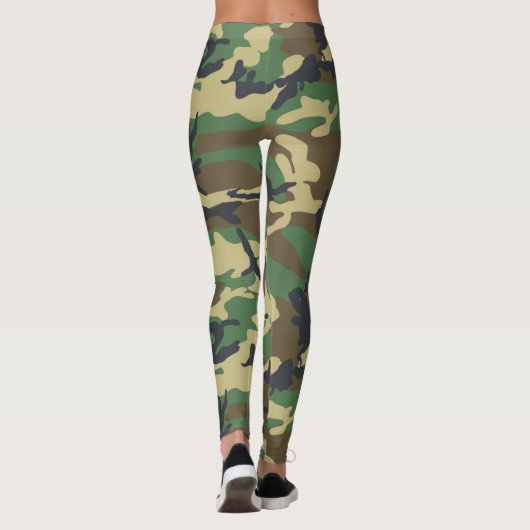 Cute Camouflage-leggings Leggings (Achterkant)