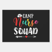 Cute Camp Nurse Squad Funny Neurses Matching Inpakpapier Vel (Voorkant)