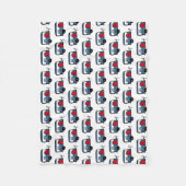 Cute Camper Fleece Deken (Voorkant)