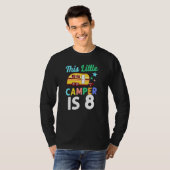 Cute Camper is 8 auto-home crème T-shirt (Voorkant volledig)