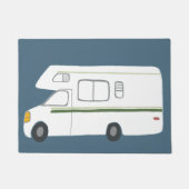 Cute Camper  Motorhome Art Deurmat (Voorkant)