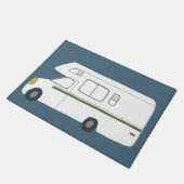 Cute Camper  Motorhome Art Deurmat (Schuin)