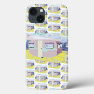 Cute Camper on Beach Case-Mate iPhone Case
