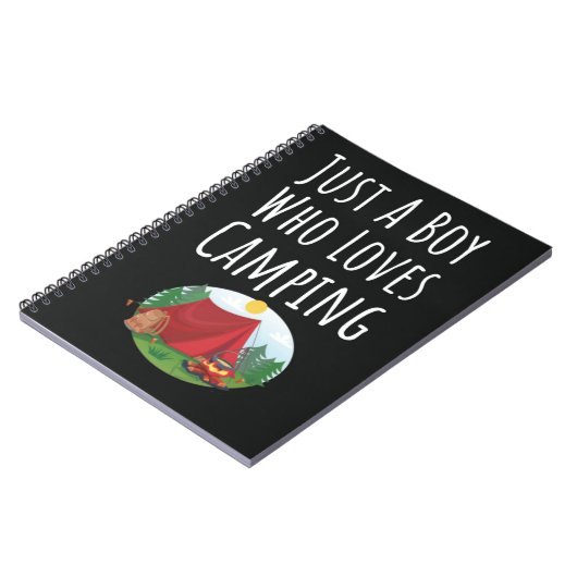 Cute Camping Gifts For Baby Boys Kids Camper Lover Notitieboek (Linkerzijde)