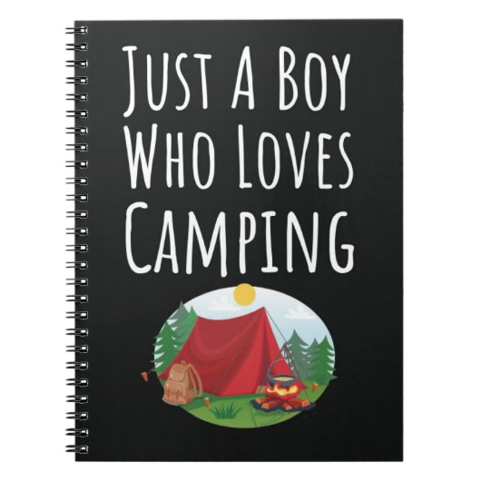 Cute Camping Gifts For Baby Boys Kids Camper Lover Notitieboek (Voorkant)