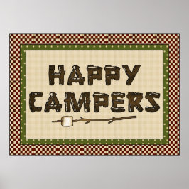 Cute Camping Poster