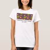 Cute Camping Thered Pattern Family Reunion T-shirt (Voorkant)