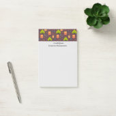 Cute Camping Thered Pattern Post-it® Notes (Kantoor)