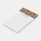 Cute Camping Thered Pattern Post-it® Notes (Schuin)