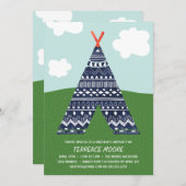 Cute Campout | Jongerenfeest Kaart (Voorkant / Achterkant)