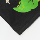 Cute Can I Lick It Dino Periodic Table Science Hum Fleece Deken (Hoek)