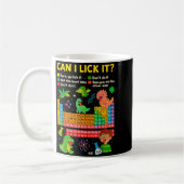 Cute Can I Lick It Dino Periodic Table Science Hum Koffiemok (Links)