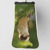 Cute Canada Gray / Grey Jay / Whiskeyjack Golfheadcover (Draai 90)