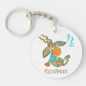 Cute Cancer Capricorn Sleutelhanger (Voorkant)