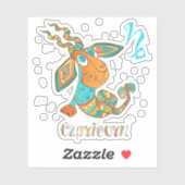 Cute Cancer Capricorn Sticker (Vel)