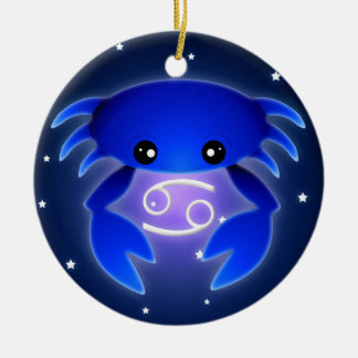 Cute Cancer Zodiac Keramisch Ornament