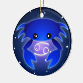 Cute Cancer Zodiac Keramisch Ornament (Links)