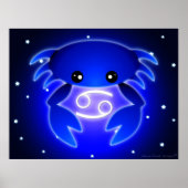 Cute Cancer Zodiac Poster (Voorkant)