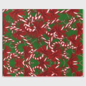 Cute Candy Cane Cadeaupapier (Vlak)