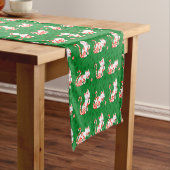 Cute Candy Cane Cat Korte Tafelloper (Voorbeeld)