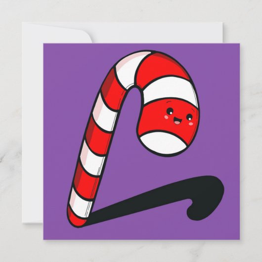 Cute Candy Cane Christmas  Kaart (Voorkant)