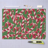 Cute Candy Cane Decoration Kerstmis Tissuepapier (Craft)