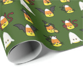 Cute Candy Corn Halloween Disguise Cadeaupapier (Rol Hoek)