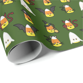 Cute Candy Corn Halloween Disguise Cadeaupapier