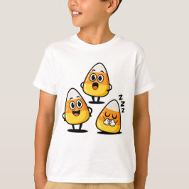 Cute Candy Corn Halloween Kids Shirt