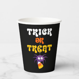 Cute Candy Corn Spider Halloween Party Paper Cups Papieren Bekers