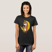 Cute Candy Corn Unicorn Halloween Top (Voorkant volledig)