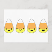 Cute Candy Corn voor Halloween. Briefkaart (Voorkant)