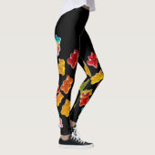 Cute Candy Print Colorful Gummy Bear Leggings (Rechts)