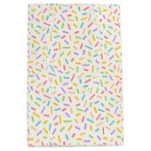 Cute Candy Sprinkles Pattern Gift Bag Medium Cadeauzakje (Voorkant)