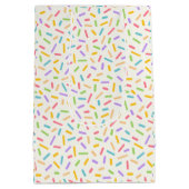 Cute Candy Sprinkles Pattern Gift Bag Medium Cadeauzakje (Achterkant)