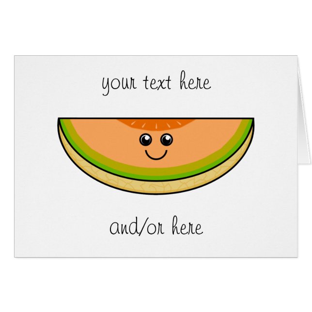 Cute Cantaloupe (Voorkant Horizontaal)