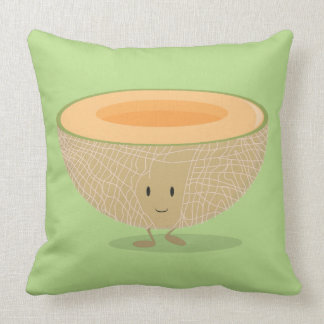 Cute Cantaloupe Food Cartoon Kussen