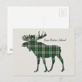 Cute Cape Breton Island Mostartan briefkaart (Voorkant / Achterkant)