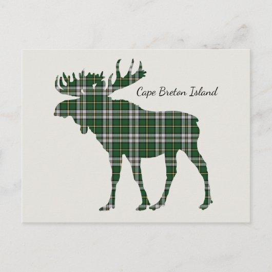 Cute Cape Breton Island Mostartan briefkaart (Voorkant)