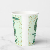 Cute Capricorn First Birthday & Gold Confetti Papieren Bekers (Rechts)